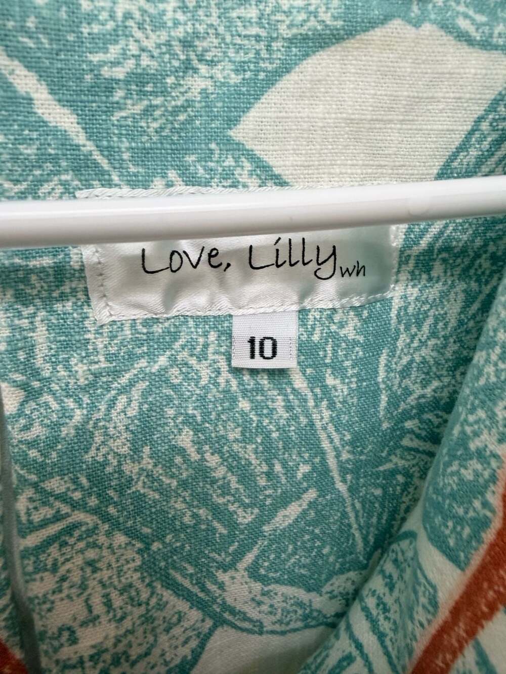 New Love, Lilly Jules Verne Flamingo V Neck Shift Dress 10 Retail $175 View 2